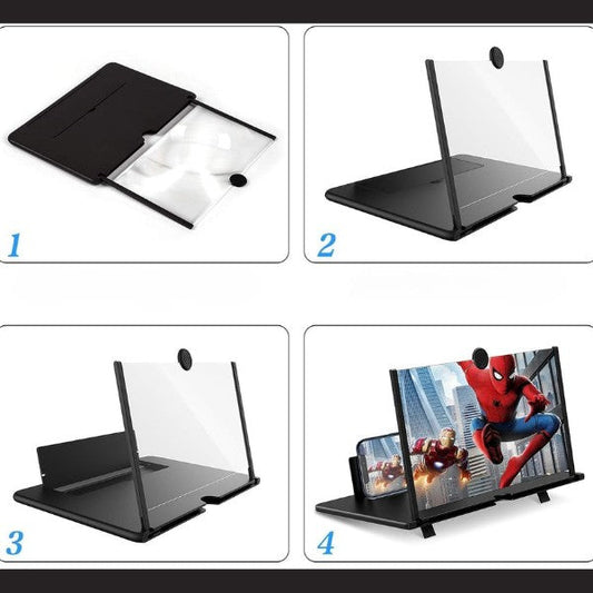 Suport telefon cu amplificator de imagine