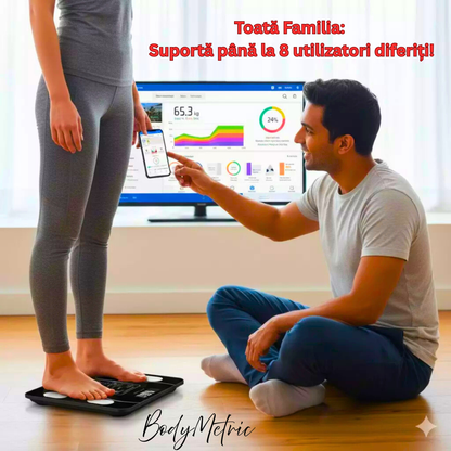 BodyMetric – Cântar digital inteligent cu analiză corporală completă