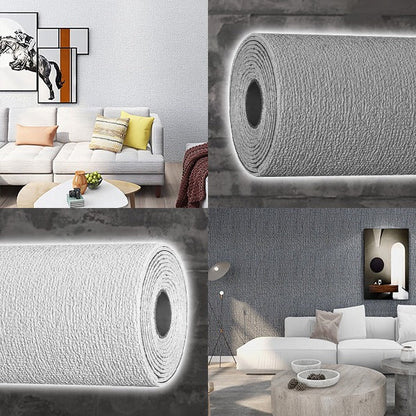 Tapet gros, autoadeziv (35 x 500 cm), alb