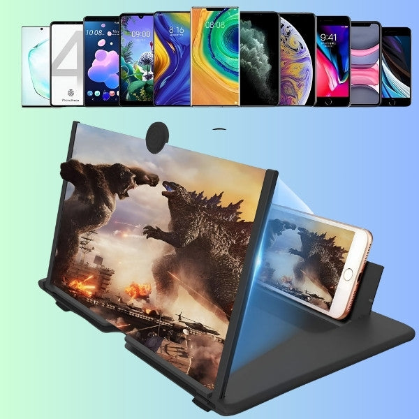 Suport telefon cu amplificator de imagine