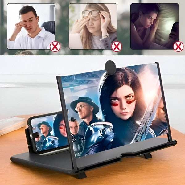 Suport telefon cu amplificator de imagine