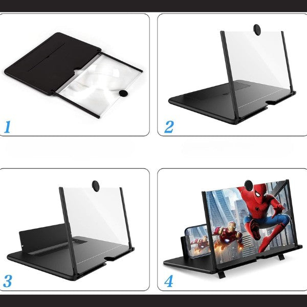 Suport telefon cu amplificator de imagine